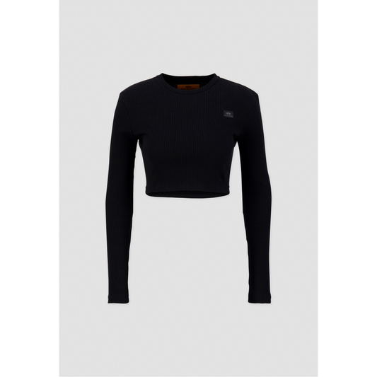X-Fit Rib LS C Woman - black
