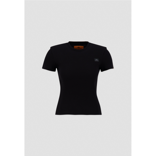 X-Fit Rib T Woman - black